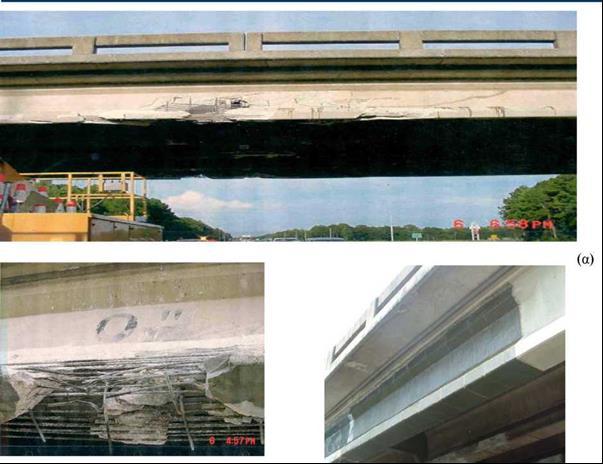Εικόνα 8(α, β, γ): Κατάστρωμα γέφυρας σε ανισόπεδη διάβαση.