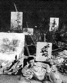 καλοκαίρια μέχρι το 1940, ζωγραφίζοντας τους θεούς του