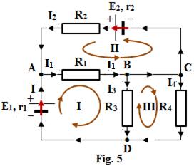 Petru R [0, ), U [0, E), iar I [ E (12) r, 0] Î cazul circuitului electric di Fig. 2, tesiuea electrică ître puctele A și B, U AB se umește tesiue la bore.