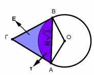 Επειδή ΑΒ R λ είναι ΑΒ 0, οπότε ΓΑΒ ˆ ΓΒΑ ˆ 60 ως υπό χορδής και εφαπτομένης στο τόξο ΑΒ και κατά συνέπεια το τρίγωνο ΓΑΒ είναι ισόπλευρο πr 0 β) Είναι AB 80 πr πr R 6 π Π ΓΒ ΓΑ AB R, οπότε η