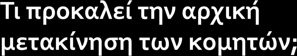 Οι κομήτες αρχίζουν το ταξίδι τους προς τον Ηλιο όταν μια περιστασιακή