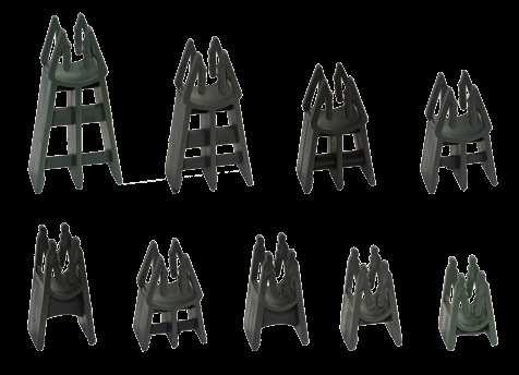 ΟΡΙΖΟΝΤΙΟΙ ΑΠΟΣΤΑΤΕΣ ΟΠΛΙΣΜΩΝ ΜΕ ΚΛΙΠ HORIZONTAL SPACER FOR FORMWORK ΑΠΟΣΤΑΤΗΣ ΜΕ ΥΟ ΦΟΥΡΚΕΤΕΣ ΠΑΡΑ ΕΙΓΜΑ ΕΦΑΡΜΟΓΗΣ Κωδικός ιαστάσεις* Συσκ. Παλετ.