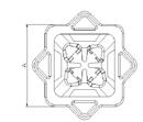 DRM6575-01 H65-75mm 200 16800 100x120x225 0,026 kg/τεμ. Code Mod. Col. Pack.