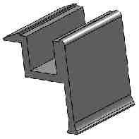 30mm) Ακραίος σφιγκτήρας συγκράτησης πάνελ ( για πάχος πάνελ 46 mm) Panel clamp edge (for