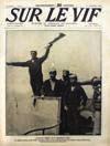 Στα γερμανικά, πανόδετο, ίχνη υγρασίας στις τελευταίες σελίδες. 20-30 0603 SUR LE VIF Photos et croquis de guerre. 3e Annee, No 99, 30 Septembre 1916. "Signaux a bord d' un croiseur grec".