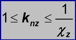 Korak: određivanje koeficijenta k ny Uslov: U suprotnom: k ny = 1 3.