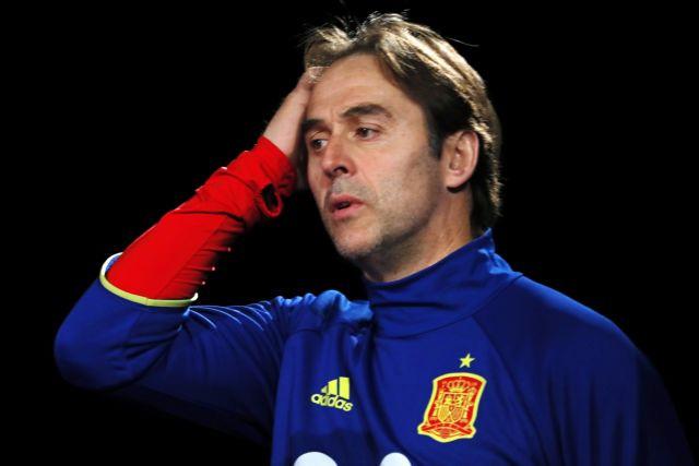 «Χάος» στην Ισπανία: Απέλυσαν τον προπονητή της Εθνικής «Ακριβά» πλήρωσε τη συμφωνία του με τη Ρεάλ Μαδρίτης ο Τζουλέν Λοπετέγι.