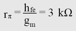 Παράδειγμα ο : π-ισοδύναμο μοντέλο Παράδειγμα ο : π-ισοδύναμο μοντέλο Για τον ενισχυτή του σχήματος προσδιορίστε τα στοιχεία του απλοποιημένου π-ισοδύναμου μοντέλου του τρανζίστορ (g, π, μ ) και τη