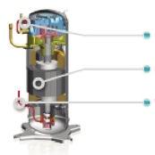 Oil separator Vapor Injection Technology