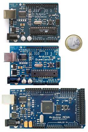 Ο Arduino Diecimila έχει ουσιαστικά δύο βασικές διαφορές με το Duemilanove: Βασίζεται στον μικροελεγκτή ATmega168, ο οποίος διαθέτει ακριβώς τη μισή μνήμη από τον ATmega328, δηλαδή 1Kb SRAM, 512bytes