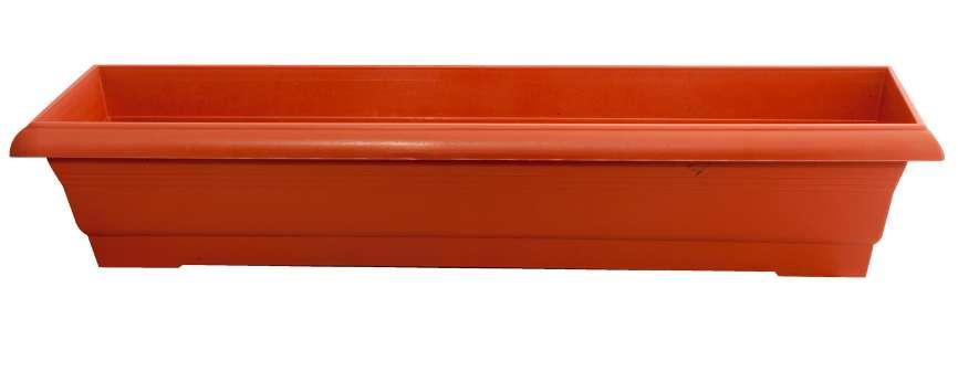 Ζαρντινιέρες Σειρά Άνθεα No 413 100 x 27 χ 21 cm ύψος No 412 80 x 25 χ 21 cm ύψος No 411 60 x 25 χ 20 cm ύψος No 410 50 x 21 χ 17 cm ύψος No 409 40 x 19 χ 14 cm ύψος Πιάτα