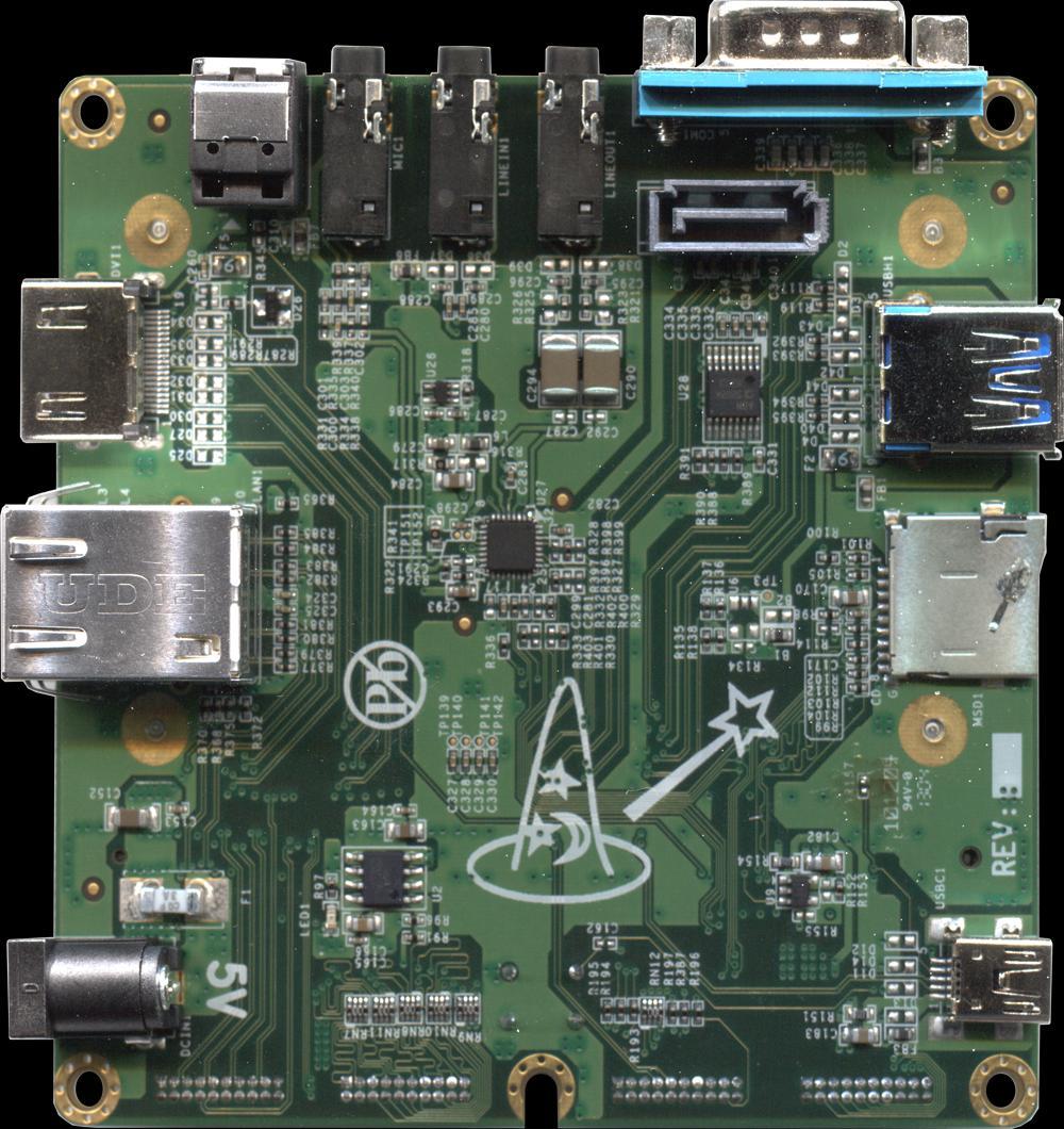 igital line Out igital line in Microphone S/PIF ST (not populated)