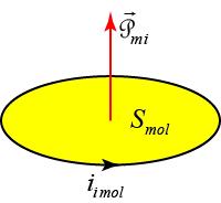 unde B c este inducţia câmpului curenţilor de conducţie, iar B mol inducţia câmpului curenţilor moleculari. Legea curentului total pentru câmpul magnetic în vid sub formă integrală are aspectul (15.