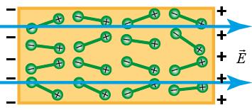 Câmpul electrostatic în medii dielectrice nepolare, iar substanţele constituite din astfel de molecule dielectrici nepolari.