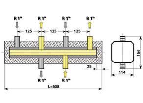 H-HV Razdelnici kotlovski kombinovani MM0152 MM015 MM015