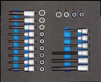 47 TS-1 / TS-308 Επιμερους συστατικα σε μια γενικη εικονα TS CT2-ITX19. Καρυδάκι 1/2" με μύτη, πολλαπλή οδόντωση, αριθ. INX 19, XZN M6 M8 M10 M12 5 Καρυδάκι 1/2" με μύτη, 6γωνο, αριθ.