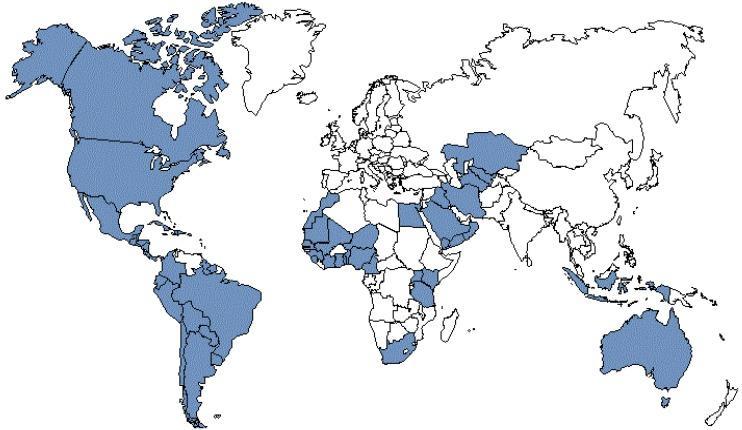Countries with mandatory folic acid food fortification, adapted from [71]. Int J Environ Res Public Health.