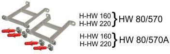 80/570 8 m 3 /h HW 80/570 8 m 3 /h h1
