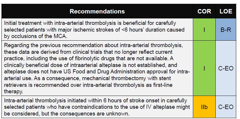 AHA/ASA RECOMMENDATIONS Powers