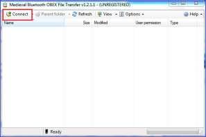 Ανοίξτε το ρόγρα α OBEX File Transfer