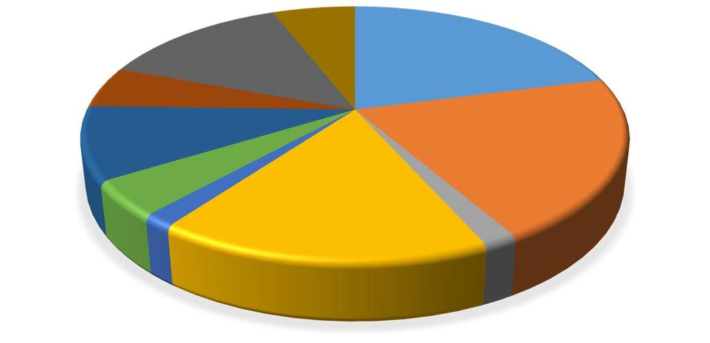 Λοιπά Χρηματ/κά ιδρύματα 5% Κατασκευές 9% Ηλεκτρισμός, Φωταέριο, Ύδρευση 4% Πηγή: Τράπεζα της Ελλάδος (2011) Τον τελευταίο χρόνο ωστόσο όλες σχεδόν οι επιμέρους κατηγορίες δανείων πέρασαν σε