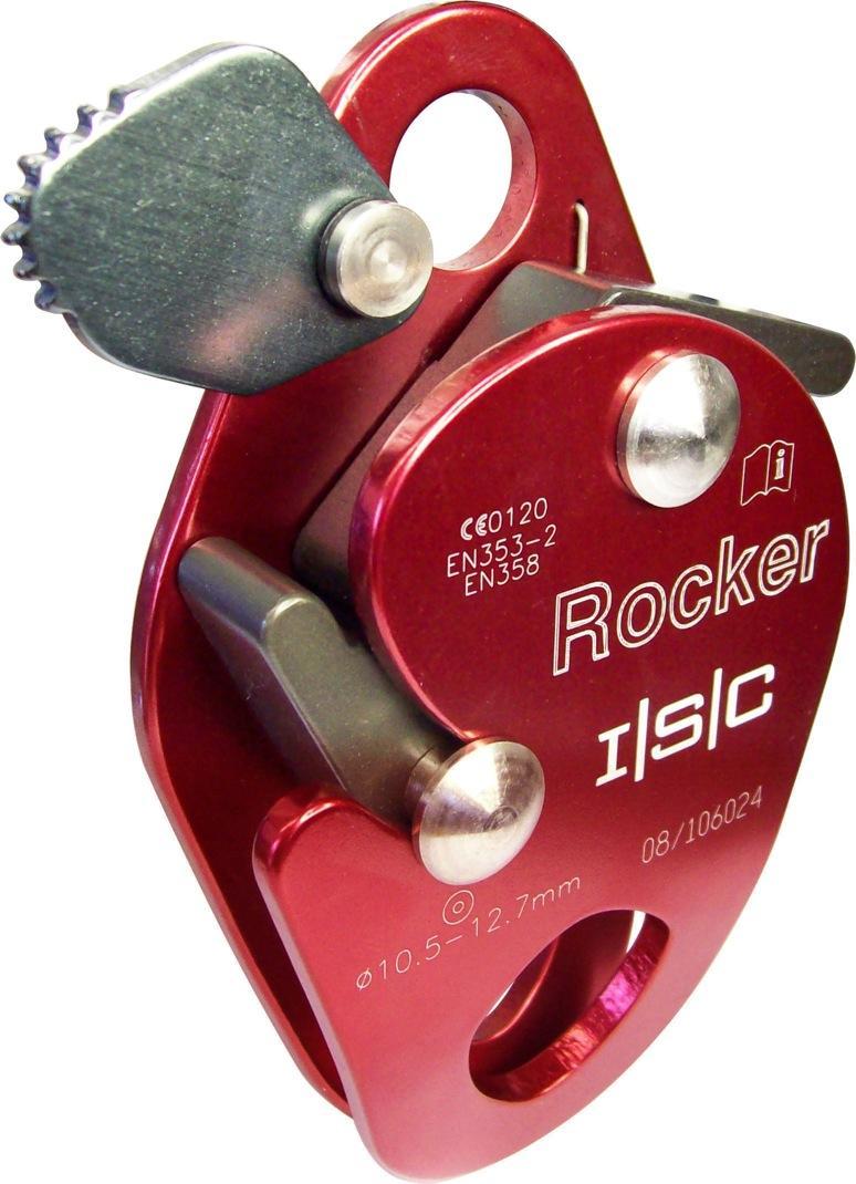 ציוד - מכשירי אבטחה ROCKER יצרן: I.S.C. אנגליה. שנת יצור: 2000 תקן: EN-12841A.,EN-358,EN-353-2 קוטר חבל: 10.5-12.