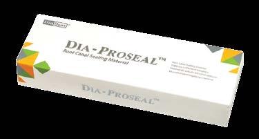 ακτινοσκιερότητα με Dia-Proseal Με θειïκές ενώσεις βαρίου Κατάλληλο και για νεογιλά δόντια Για χρήση μετά από θεραπεία εξαγωγής Για