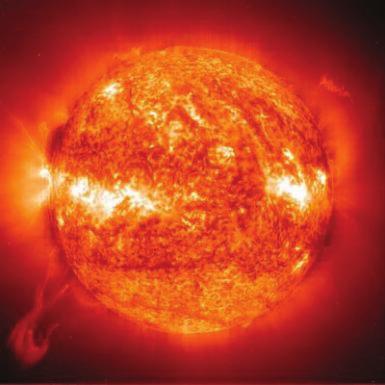 way( ) Milky حيث تحتوي تقريبا مئة الف مليون نجم. تتكون الشمس من كرة غازية متوهجة نتيجة التفاعالت النووية التي تحصل بداخلها والتي تؤدي الى ارتفاع درجة حرارة باطن الشمس الى حوالي K( 1.