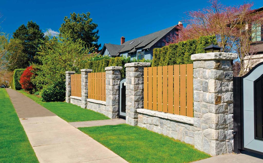 UV and stain resistant, this solution offers combinations fully compatible with WOODEE decking and fencing boards, thus providing surroundings with an overall natural elegance, uniformity and harmony.