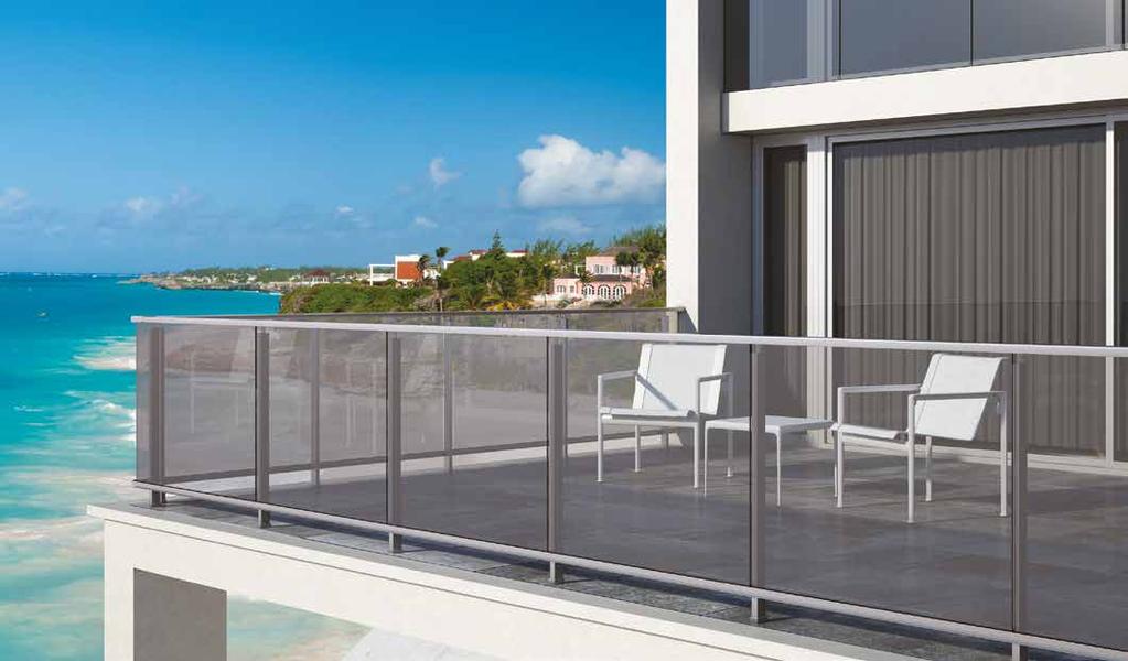 Railings Excellent railing solutions which meet the most demanding needs ALUMIL railing systems offer constructions of extreme sturdiness and enhanced safety, requiring low maintenance.