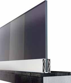 Railings SMARTIA M8200 M8200 On-floor with extreme robustness.
