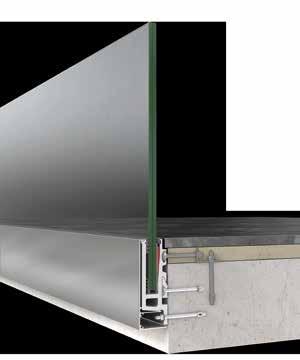 Railings SMARTIA M8200 M8202 Side-mounted for finished and semi-finished floor. Πλευρικά σε έτοιµο και ηµι-έτοιµο δάπεδο.