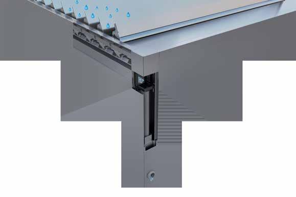 Bioclimatic Pergolas When innovation leads to perfection Όταν η καινοτοµία οδηγεί στην τελειότητα MYKONOS Special water sealing and drainage system Προηγµένος µηχανισµός περιστροφής Advanced
