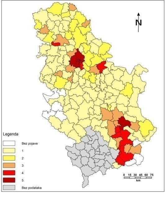 Власи Роми Слика 23: Типови концентрације становништва Србије (без Косова и Метохије) према националној припадности, 2002. 7.9.3.11 Типови концентрације становништва према образовном нивоу, 2002.