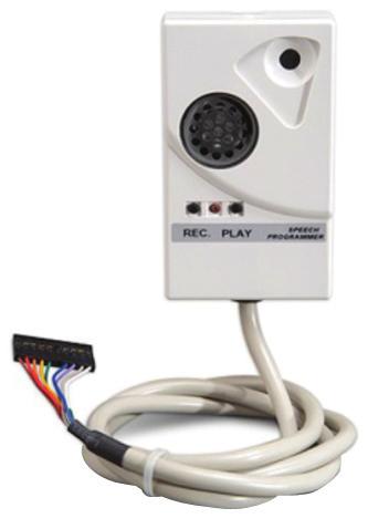 Compatible only with IC60 Modular panel Audio operation messages Remote arm and disarm operation Capacity: 90 seconds Speech Programmer SP-0030161 is required for programming & voice