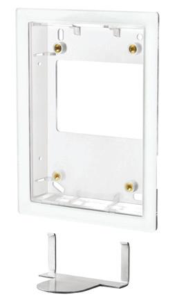 integrated speaker Two optional flush mount products, SPCY520 and SPCY521, enable the keypads to be recessed into the wall Dimensions: 110 x 150 x 17,5mm