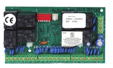 eight sensor input loops Directly connects to the control panel data bus 8 RELAY MODULE Up to eight fully programmable and individual operating outputs Directly connects to the