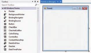 3 3 5 استفاده از جعبه ابزار و قراردادن کنترل ها در روی فرم همان طورکه در فصل قبل بیان شد یک برنامه ساده ویندوزی از یک فرم تشکیل می شود که به عنوان نگهدارنده 1 برای قرار گرفتن اجزای گرافیکی دیگر