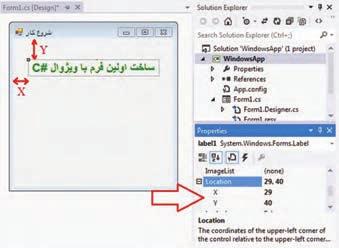 ارتباط این دو عدد با محل قرار گیری برچسب نسبت به فرم 1 در شکل 45 5 نشان داده شده است.