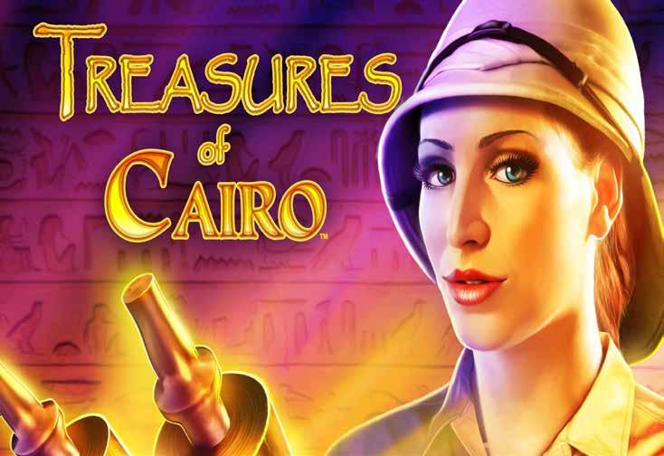 4.4.1 TREASURES OF CAIRO / ΠΕΡΙΓΡΑΦΗ Version DCD9-000-1040 V1040 / HGCVLTG-00422-00 To Treasures of Cairo είναι ένα παιχνίδι με 5 τροχούς και 10 νικητήριες γραμμές.