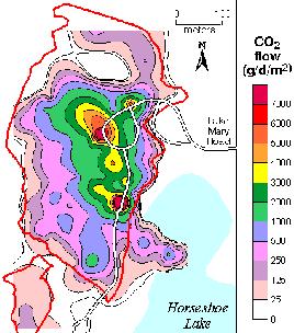 Εικόνα 57 Ρυθμοί εκροής διοξειδίου του άνθρακα