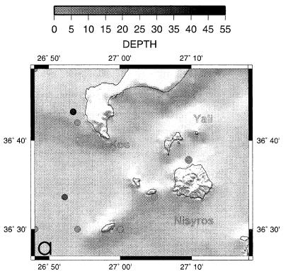 δραστηριότητα ξεκίνησε στο τέλος του 1995 στην περιοχή της Νισύρου.