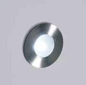 DESCRIPTION Body made in solid stainless steel Cover plate 3mm in stainless steel or brass Safety sandblasted glass Degree of protection IP65 Led 350mA incorporated Energy class EC: A+ ACCESSORIES