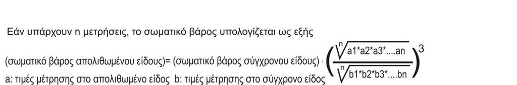 Ισομετρική μέθοδος Η μέθοδος αυτή υποθέτει ότι το μέγεθος των οργανισμών μεταβάλλεται ισομετρικά (ισομετρία ή ισομετρική μεταβολή).