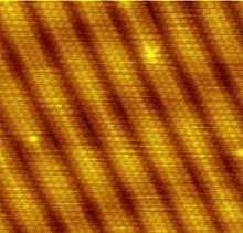Image of reconstruction on a clean Gold(100) surface An STM image of a single-walled carbon nanotube Probe Tips STM tips are