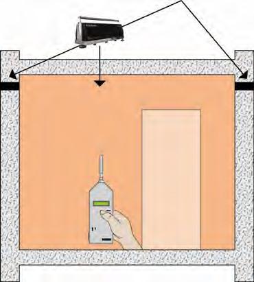 Zvočna izolacija laboratorijska meritev udarnega zvoka (ISO 140) Udarna naprava Zapora bočnega prenosa zvoka Indeks prenosa udarnega zvoka gradbenega elementa (v laboratoriju) je definiran kot nivo