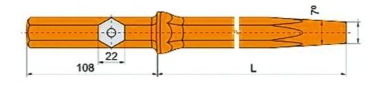 Drill Rod(7 ) L mm ft inch 00 ' 10007.