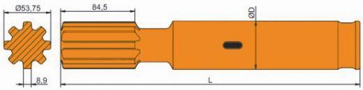 Atlas Copco COP 10 HL Atlas Copco COP 10 HL Atlas Copco COP 1 Atlas Copco COP 1 Drilling, Production Drilling, Production, Drifting R(1 1/") 7. T(1 1/") 7.7 AMDR7- AMDT7- T(1 /)" 7.