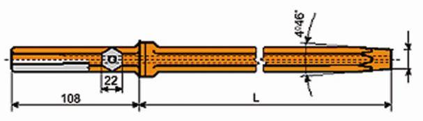 Drill Rod( ) L mm ft inch 00 ' 1000.10 00 ' 7" 1000.70 1000 ' " 10100.0 100 ' 11" 1010.0 100 ' 7" 1010.