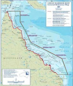 Χάρτης 1: Θαλάσσιος Χωροταξικό Σχέδιο στην Αυστραλία Πηγή: UNESCO (Marine Spatial Planning Initiative) Στη συνέχεια, οι